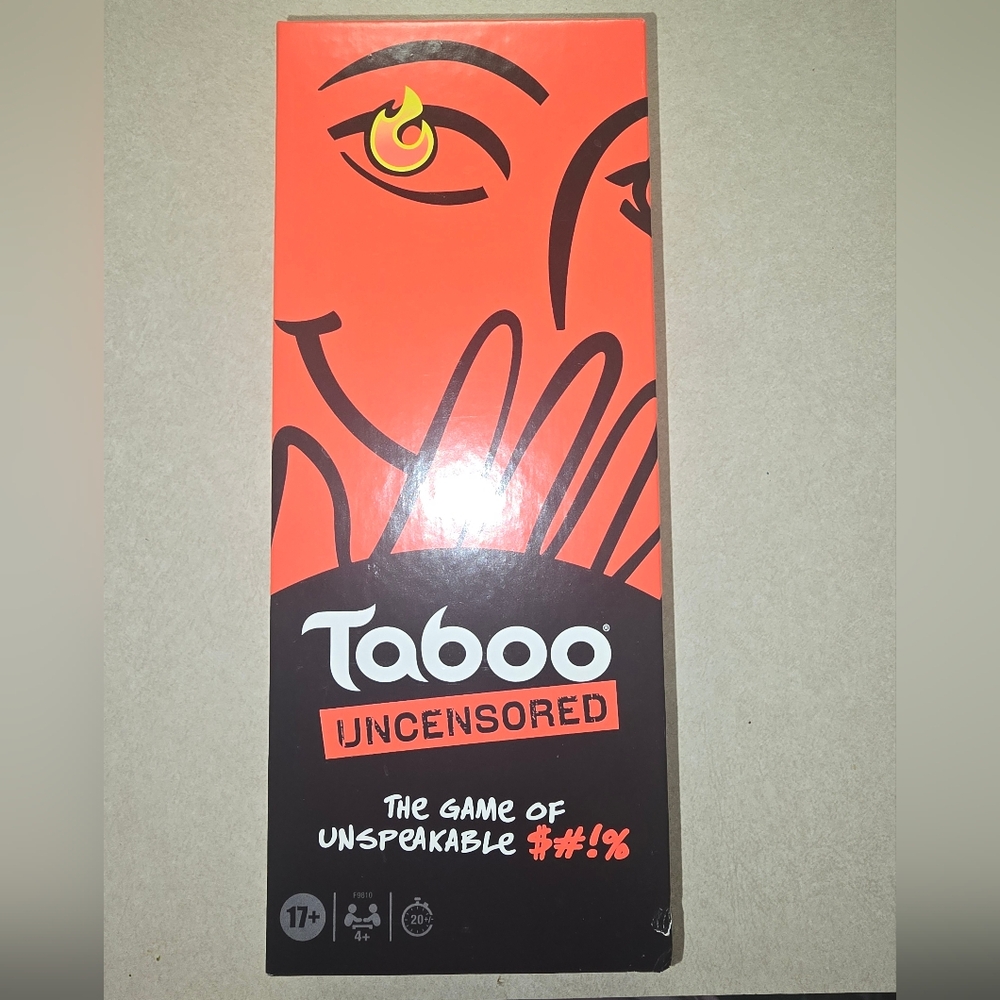Taboo Uncensored Card  Game  New Game Night Fun.